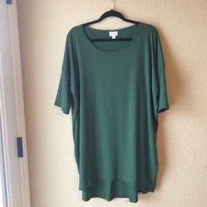 LuLaRoe Solid Green Irma XL